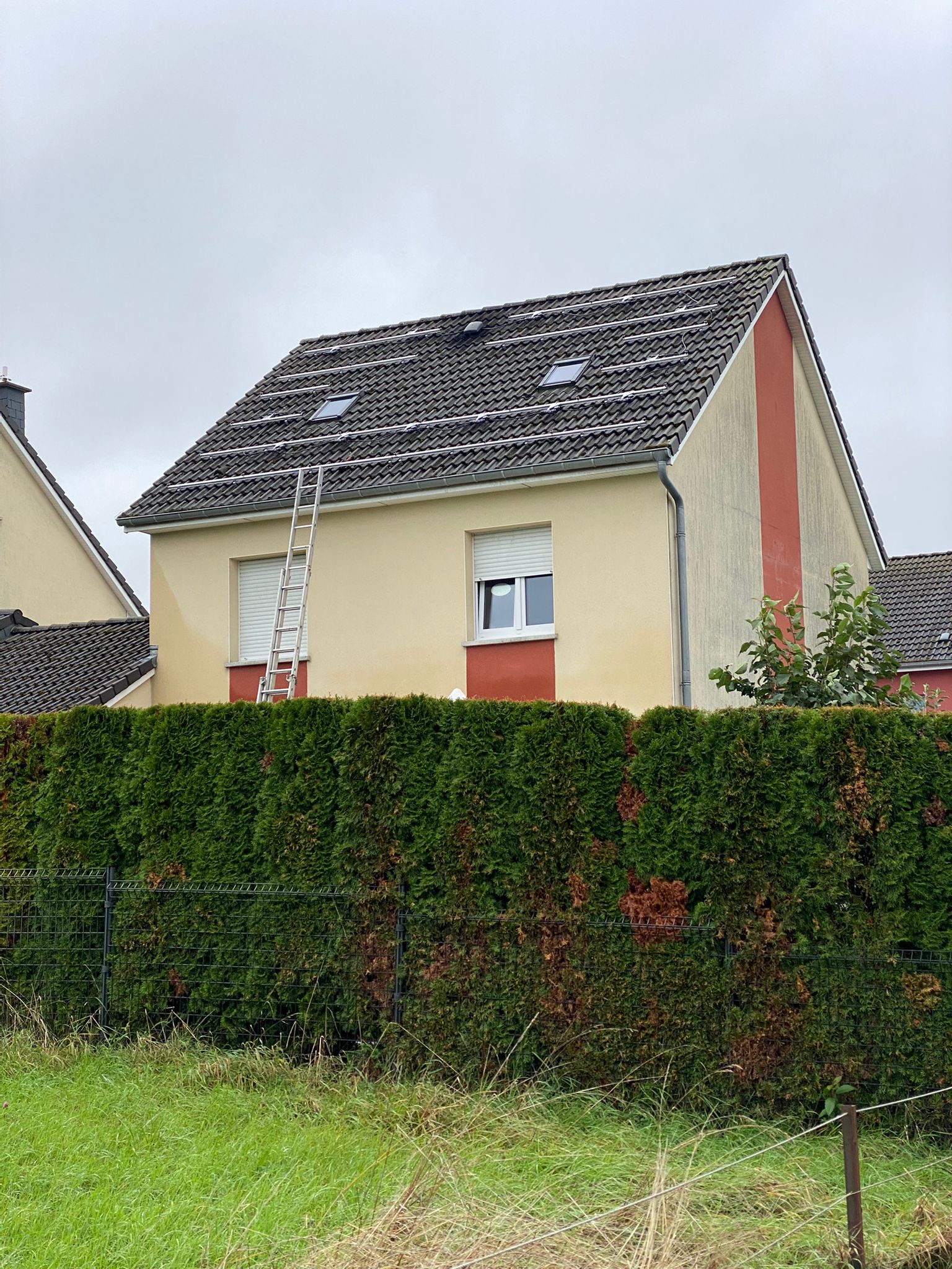 Installation de 35 panneaux solaires à Berdorf au Luxembourg