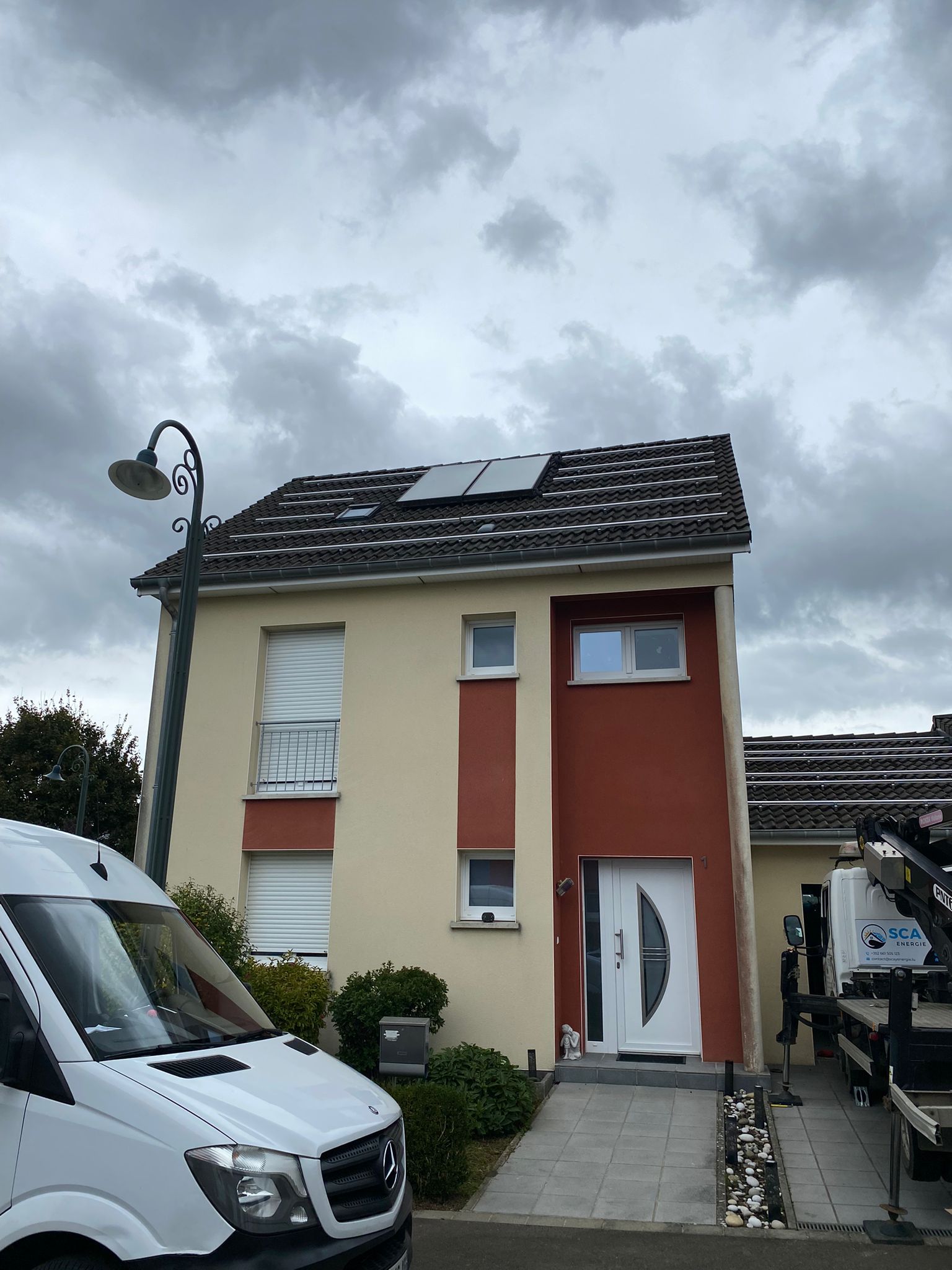 Installation de 35 panneaux solaires à Berdorf au Luxembourg